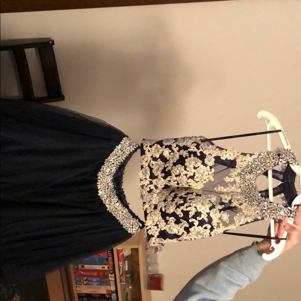 two piece homecoming dress